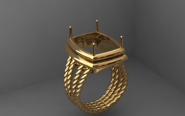 طراحی 3 بعدی تمام زیورآلات طلا نقره و جواهر رو انجام بدم