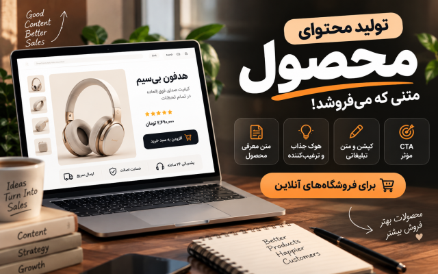 برای محصولات شما محتوای فروش بنویسم .