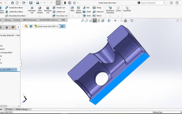 طراحی قطعات صنعتی و مدل های 3D در نرم افزار solidworks انجام دهم.