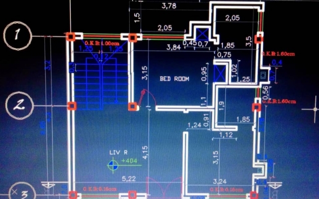 طراحی پلان معماری و نقشه کشی اجرایی با استانداردهای مهندسی را انجام دهم