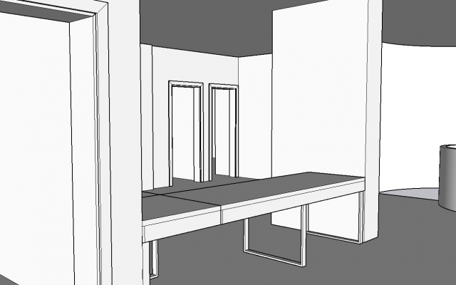 مدلسازی معماری در نرم افزار اسکچاپ انجام بدم
