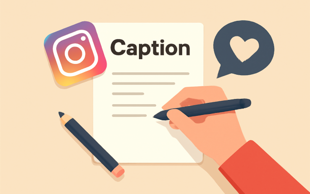 کپشن نویسی اینستاگرام انجام بدم