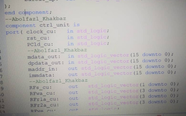 توصیف سخت افزار با زبان های VHDL و Verilog انجام بدم