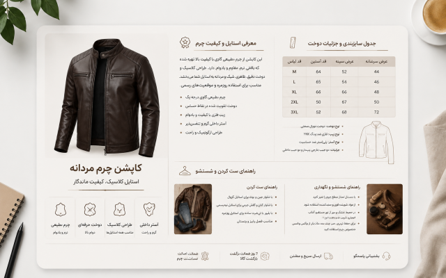 توضیحات محصولات فروشگاهی را بر اساس اصول سئو بنویسم