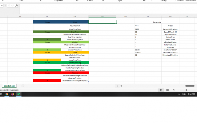 کار های مرتبط با اکسل مثل فرمول نویسی ، چارت و بقیه کار هارو با انجاک بدم.