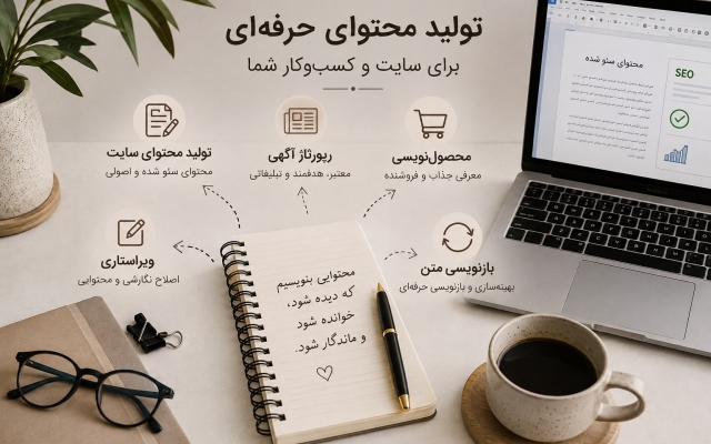 محتوا یونیک و تخصصی سئو محور برای وبسایتها بنویسم و محتواها را ویراستاری کنم.