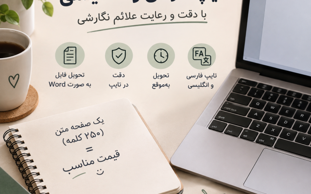 تایپ از روی عکس یا pdf و یا دستنویس در ورد انجام بدم و همینطور ورود اطلاعات.
