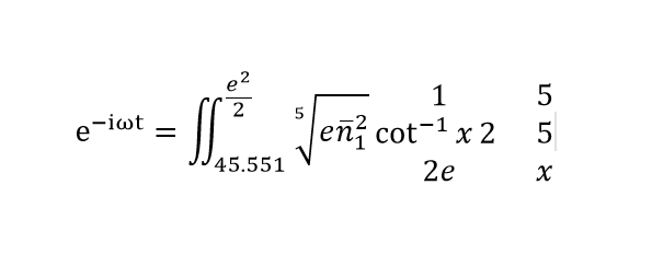 هرنوع فرمول نویسی رو در کوتاه ترین زمان ممکن انجام بدم حتی پیچیده ترین فرمول ها