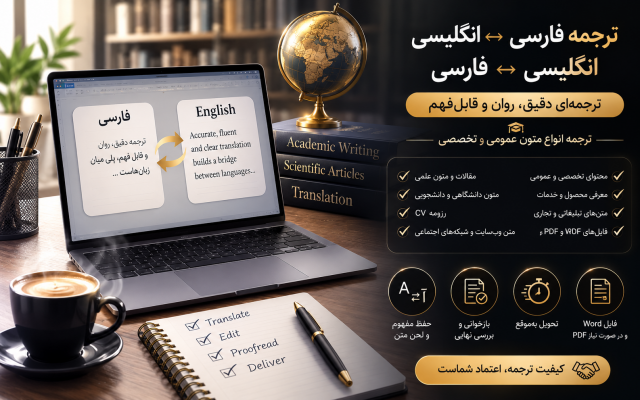 ترجمه تخصصی انجام بدهم
