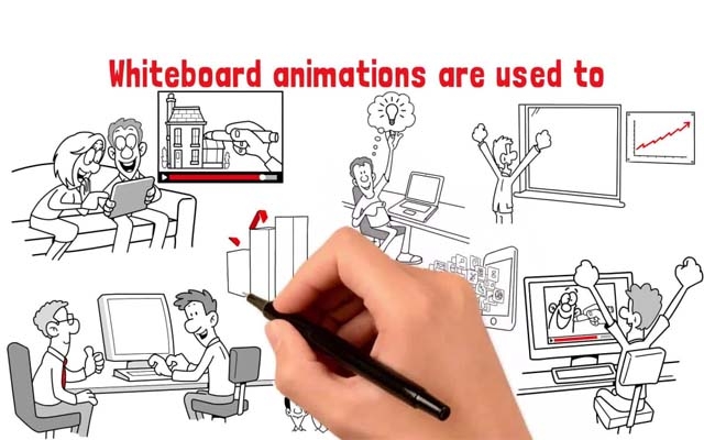 انیمیشن تخته وایت بردی زیبا برای کسب و کار شما تولید کنم.