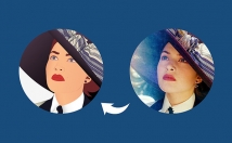 نقاشی-دیجیتال-پرتره-سبک-وکتور-آرت-رئال-لوپولی